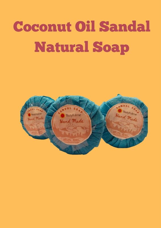 Coconut Oil Sandal Natural Soap