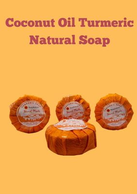 Coconut Oil Turmeric Natural Soap