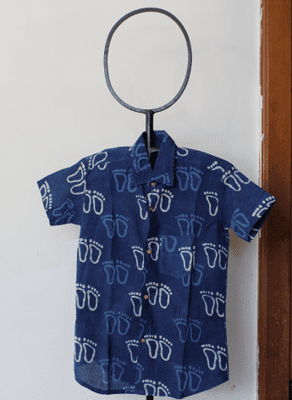 Guru- Handblock Print boys shirt