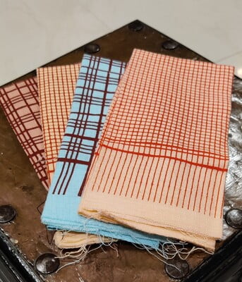 Khaddar Cotton Hand Kerchief - Ladies-Colour-Pack of 4