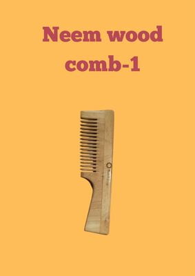 Neem wood comb-1