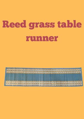 Reed grass table runner