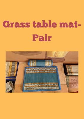 Grass table mat-Pair